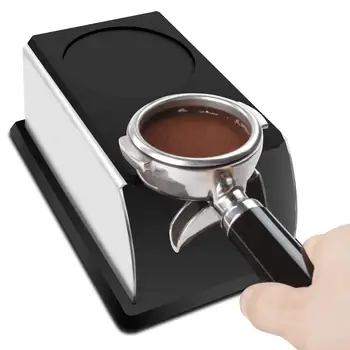 MICCK z Nerezové Oceli Silikonové Tamper Mat Káva Espresso Tamper Stand Pěchování Držák Rack Barista Nástroj Kávy Příslušenství