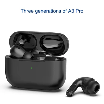 A3 Pro TWS 5.1 Bluetooth Sluchátka Bezdrátové Nabíjení Sluchátka S Mikro Hudební Sportovní Sluchátka Vodotěsný Hluk Zrušení Sluchátka