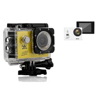 Venkovní Sportovní Akční Kamera WIFI 4K 30Fps 2.0 LCD 1080P 60Fps Podvodní Vodotěsné Potápění Surfování jízda na Kole Helmu Cam