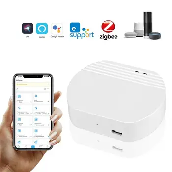 ZigBee Alexa Smart Home EWelink Čidlo Teploty A Vlhkosti S LED Obrazovka Pracuje S Home Assistant A EWelink Zigbee Hub
