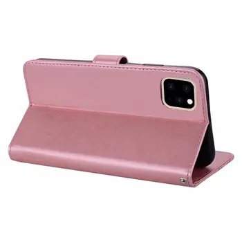 Flip Kožené Pouzdro Pro iPhone 5 5S SE 6 6S 7 8 Plus X XR XS 11 Pro Max 2020 Pouzdro Sova Speciální peněženka stát Telefon Bag Popruh