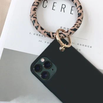 Luxusní leopardí náramek prsten telefon pouzdro pro iphone 12 12 Mini 11 11Pro Max XR X XS Max. SE 6 6S 7 8 Plus měkké silikonové pouzdro capa