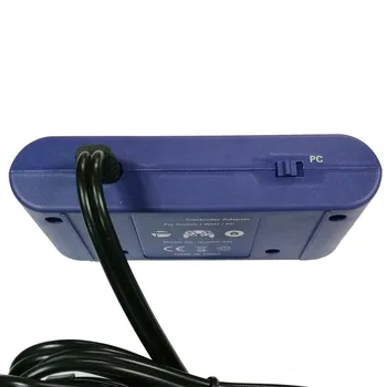 4 porty Přehrávač pro GameCube Controller Adaptér pro Wii-U pro přepnutí NS nebo PC Převodník Adaptér s Home a turbo funkce