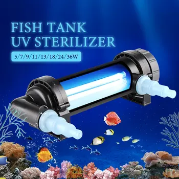 220V UV5W-H36 36W UV Sterilizátor Lampa, Uv Filtr, Nádrž Vody Čistič Pro Akvárium Rybník Coral Koi Fish Tank