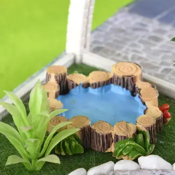 5pc Krab Krajiny Dekorace Materiál DIY Ručně vyráběné Scenérie Micro-stavba Modelu bez Bazénu Terarijní Příslušenství Figurky