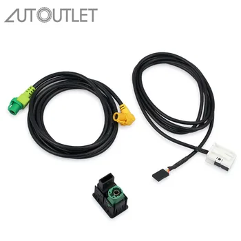 AUTOUTLET Pro USB Aux Spínače, Zásuvky, Kabel, Adaptér Pro W Golf RCD510 RCD300+ 2005-2013