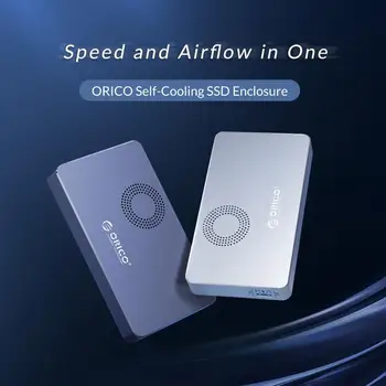 ORICO M2 NVME SSD Případě se Ventilátor Odvod Tepla pro M. 2 S M Key M+B Klíč SSD Disk USB C 10 gbps Pevný Disk Skříně M. 2 SSD Box
