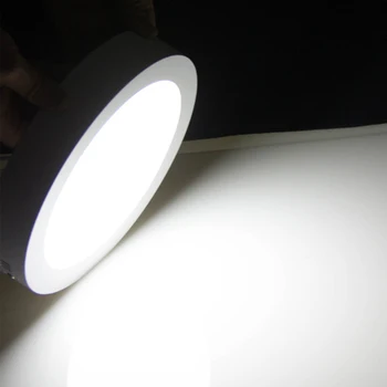 Vysoký jas 6W 12W 18W 24W stmívatelné kulatá přisazená LED stropní panel dolů světlo iluminacion lampa pro domácí svítidlo