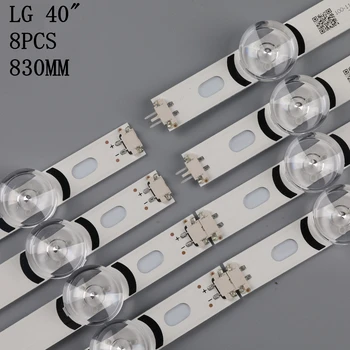 8ks/sada LED strip 4+4 led diody Pro LG 40