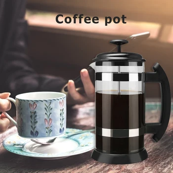 Konvice 1000 ml Káva Čaj Nalil Hrnec Nerezový French Press Kávovar Bytových Domů Kávové Příslušenství