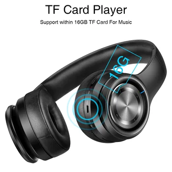 P26 Bezdrátová Sluchátka Bluetooth Sluchátka Pro Mobilní telefon IOS, Android Sluchátka S MIKROFONEM Podpora TF Karet MP3 Přehrávač Pro PC TV