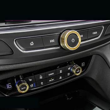 Lsrtw2017 Auto Klimatizace Nastavení Hlasitosti Tlačítko Kroužek pro Buick Regal Gs Opel Insignia 2017 2018 2019 2020 Auto Příslušenství