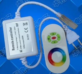 AC 110V 220V RGB LED Ovladač RF Touch Remote stmívací 750W EU plug/US plug 8mm/10mm PCB konektor