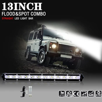 ŠTÍT 18W 36W Auto Práce Light Bar Reflektor, Světlomet Led Bar pro Jeep Lodě ATV UTV SUV 4 Runner 4x4 Offroad Truck Driving