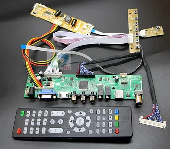 TV+HDMI+VGA+AV+USB+AUDIO TV LCD driver board 21.5