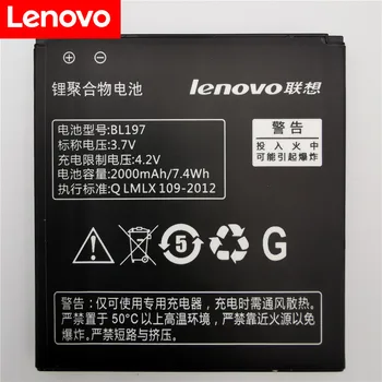 Lenovo A800 baterie 2000mAh Baterie BL197 pro LENOVO A820 A820T S720 S720i A798T S889T S868T S899T S750 S889 S870e Baterie