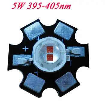 UV led čip 10pcs 1W 3W 5W UV High Power LED Čip SMD Světelný Korálky Ultrafialové led diody 365 nm led korálky 395nm 405nm led korálek pcb