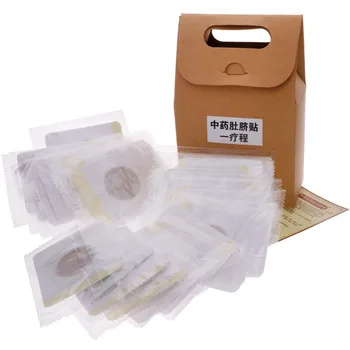 40pcs/Box Tradiční Čínské Medicíny Magnetické Slim Zeštíhlující Pupku Patch Hubnutí Lepicí Podložky Spalování Tuků #267839