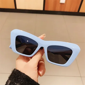 Velké Vintage Odstíny Móda Kočičí Oko Ženy, Sluneční Brýle Vintage Brýle Nadrozměrné Modré Sluneční Brýle Pro Ženy 2020 Designer