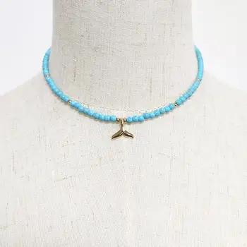 Ruční korálkový náhrdelník přírodní sladkovodní pearl barevné vzor korálky šití módní charm náhrdelník dárek pro dívky