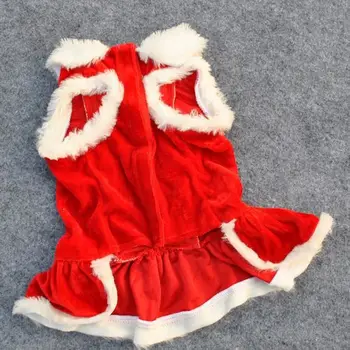 Tovární Přímý Pet Oblečení Vánoční Klasika Sukně Červená Sukně