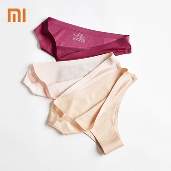 Xiaomi mijia Ice Hedvábí Kalhotky Ženy, spodní Prádlo Sexy G String Tanga Bezešvé Nízkým Pasem Kalhotky Pohodlné Dámské Kalhotky spodní Prádlo