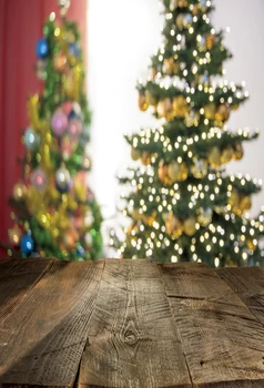Laeacco Royal Luxusní Výzdobu Vánočního Stromu Pohovka Vintage Elegantní Pokoj Obývací Stěna Dítě Foto Pozadí Fotografické Pozadí Photocall