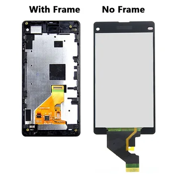 Displej Pro SONY Xperia Z1 compact LCD Touch Screen Digitizér Montáž s rámečkem Pro SONY Xperia Z1mini LCD D5503 M51W Displej