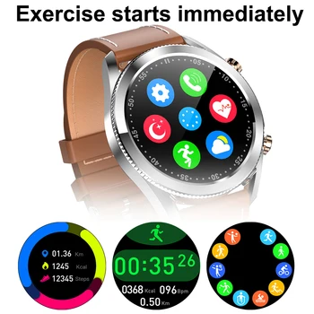 Nové i12 Chytré Hodinky Muži Volání Bluetooth Smartwatch Srdeční Frekvence Mužů Více Sportovní Režim Vodotěsné pro Samsung, HuaWei Android IOS