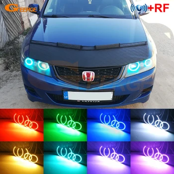 RF Bluetooth APLIKACE, Multi-Barevný Ultra jasných RGB LED Angel Eyes kit Pro honda accord CL7 CL9 CM2 2002 2003 2004 2005 2006 2007 2008