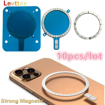 10pcs/lot Silný Magnetický Kryt pro Bezdrátové Nabíjení Magsafe Magnet pro iPhone 12 Mini 11pro max Xs Xr 8 7 Mobilní Telefon Případě