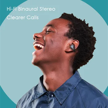 TWS Bluetooth Kostní Vedení Sluchátka s Mikrofonem 9D Krytek Stereo Bezdrátová Sluchátka 1200mAh Nabíjecí Box, Sportovní Sluchátka s mikrofonem