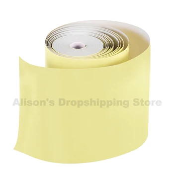 Žlutá barva tepelnou obdržení foto papír do tiskárny pro Peripage Paperang P1 P2 mini kapsa na mobilní telefon bluetooth tiskárna 58mm A6