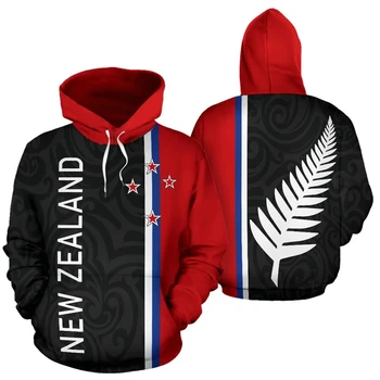 PLstar Kosmu Nový Zéland Země Znak Maori Aotearoa Kmen Vtipné 3Dprint Muži/Ženy Novéhomóda Streetwear Mikiny Svetr A14