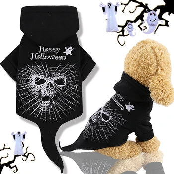 Halloween Kostým Psa Francouzský Buldoček Román Malý Pes Oblečení Zimní Kabát Chihuahua Mops Štěně Psa Mikiny Ropa Perro Pet Oblečení
