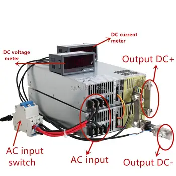 Nové 12VDC Napájecí zdroj 12V 0-5V Analogový Řídicí Signál AC-DC Vysoký Výkon 0-12 v dc Nastavitelné Napájení 12VDC Trafo