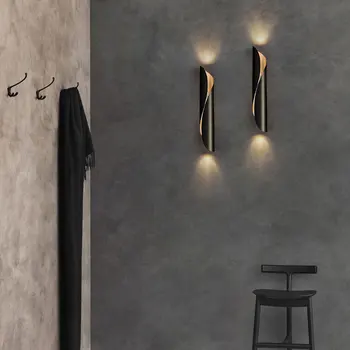 Moderní Hliníkové trubky nástěnné svítidlo G9 svítidla v černé, bílé Severské restaurace, obývací pokoj, chodba, balkon ložnice nástěnné svítidlo
