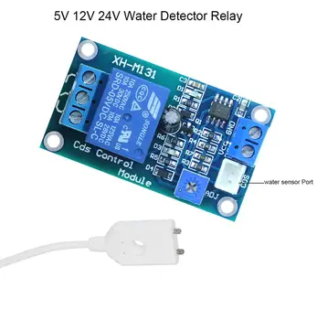 5V 12V Snímač hladiny Vody Detektor Relé Modul Úniku Vody, Úniku Alarm Automatické Spínač Pro vodní čerpadlo