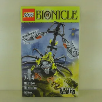 710-4 Bionicle Bojovník Bionicle Lebky Štír Stavební Blok Model Hračky Kompatibilní S Lepining 70794 Děti Nejlepší Dárky
