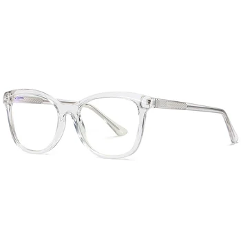 Reven Retro brýle rám ženy, kočičí oko, brýle, Velké transparentní jasné eye brýle rámy pro ženy, plastové jarní noha 3504