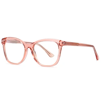 Reven Retro brýle rám ženy, kočičí oko, brýle, Velké transparentní jasné eye brýle rámy pro ženy, plastové jarní noha 3504