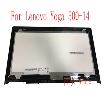 Pro Lenovo Yoga 500-14IBD 80N4 80N5 500-14ISK 80R5 yoga 500-14 14 PALCOVÝ Dotykový Displej Sestavy S Rámem