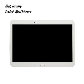 LCD displej digitizer touch screen Panel sestava Skla s Rámečkem Pro Samsung Galaxy Tab 3 GT-P5200 GT-P5210 P5200 P5210