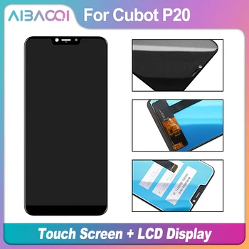 AiBaoQi Nové Originální 6.18 palcový Dotykový Displej+2246X1080 Displej LCD+Rám Montáž Náhradní Pro Cubot P20 Android Phone 8.0