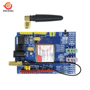 SIM900 850/900/1800/1900 MHz GPRS/GSM Development Board Module Kit pro Arduino UNO GPIO PWM RTC s Slot pro SIM Kartu Anténa