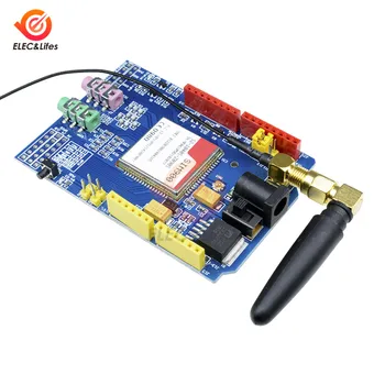 SIM900 850/900/1800/1900 MHz GPRS/GSM Development Board Module Kit pro Arduino UNO GPIO PWM RTC s Slot pro SIM Kartu Anténa