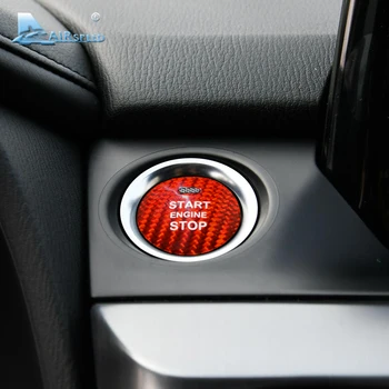 Rychlost pro Mazda Atenza Axela CX-3, CX-4 CX-5 CX-8 MX-5 Příslušenství Nálepky z Uhlíkových Vláken Interiérové Auto Motor Start Tlačítko