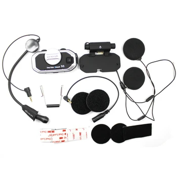 Easy Rider vimoto V8 850mAh Helmy Bluetooth Headset Motocyklu Stereo Sluchátka Pro Mobilní Telefon, MP3 a GPS Vysílačky