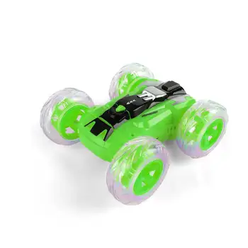 360 ° model 2.4 G RC Auto Dálkové Ovládání Hračky S Světlo Elektrické Hračky Taneční Dump Auto Dumper Kolejových Rotující Kola Vozidla