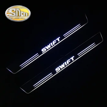 Led Dynamic Light prahu dveří Pro Suzuki Swift Alto Vitara S-cross 2004~2020 Vítejte Pedál Auto Šoupat Deska Cesta Světla